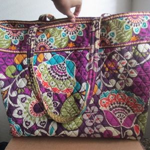 Plum Crazy Large Tote